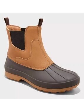 Men's Spencer Winter Chelsea Boots - Goodfellow & Co™ Cognac 11